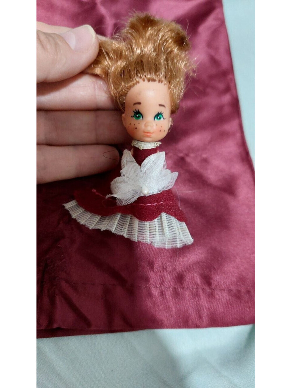 Vintage Redhead Doll 1980s Small